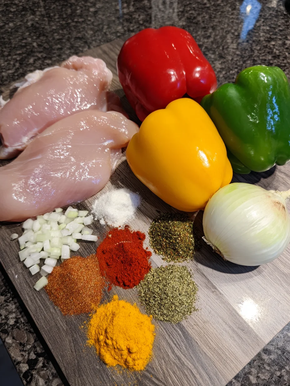 Air Fryer Chicken Fajitas