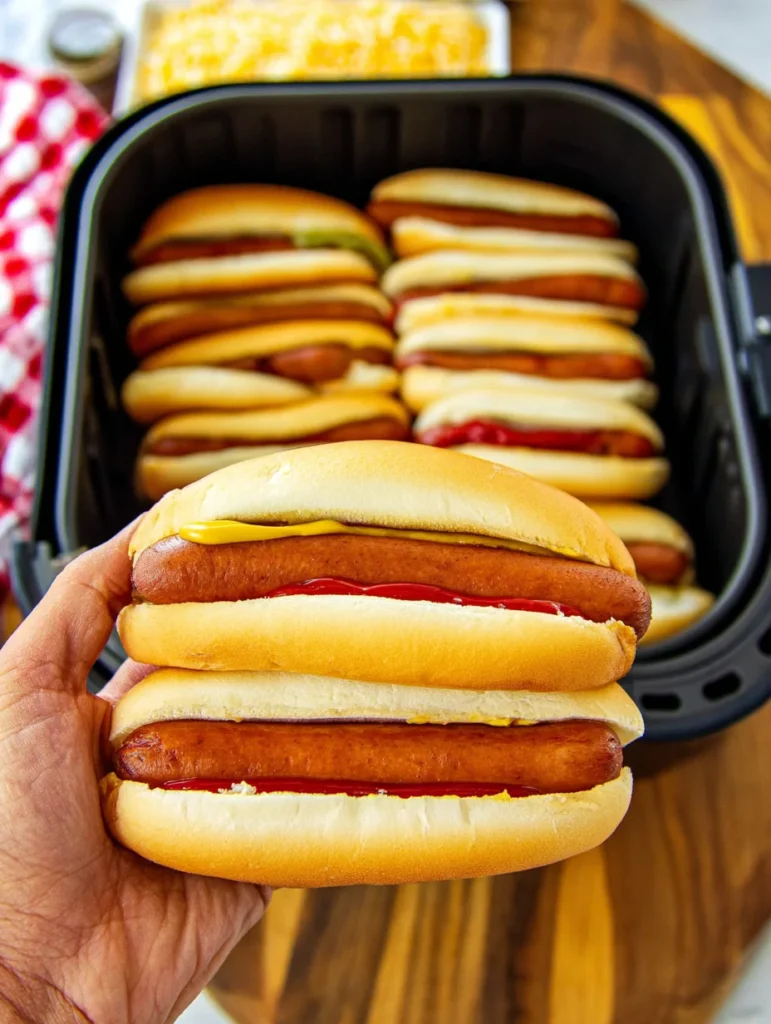 Air Fryer Hot Dogs
