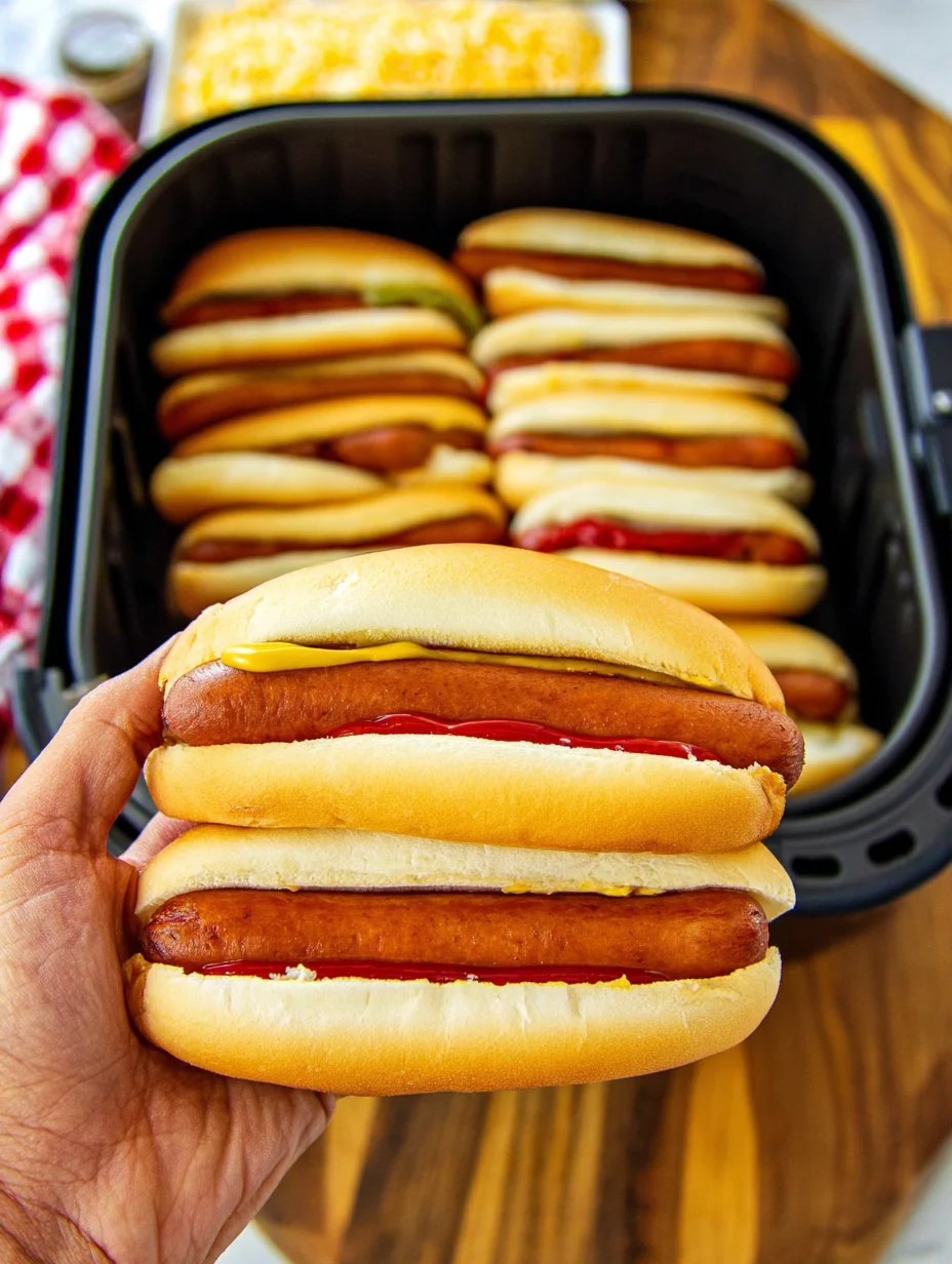 Air Fryer Hot Dogs