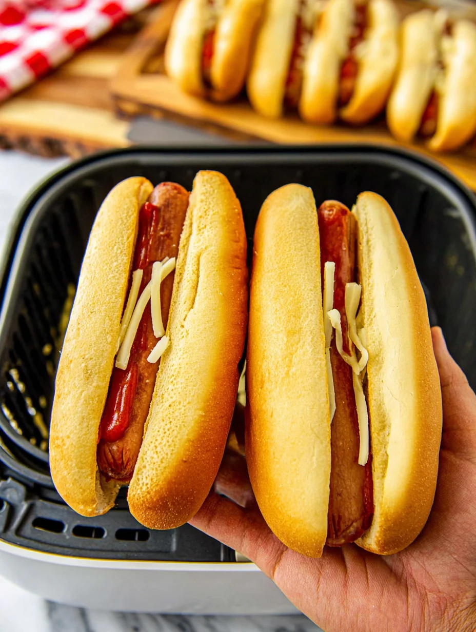 Air Fryer Hot Dogs