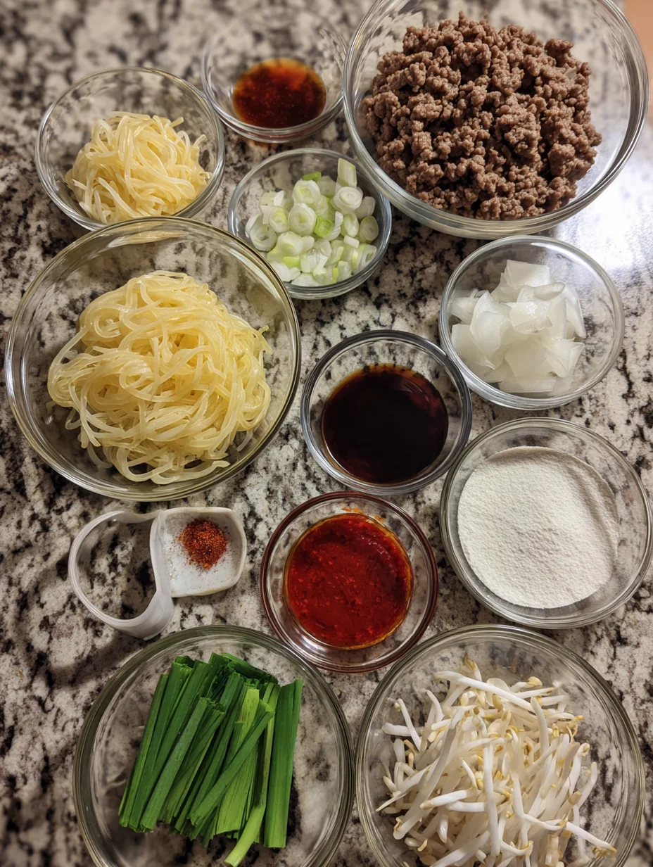 Asian Ground Beef Noodles