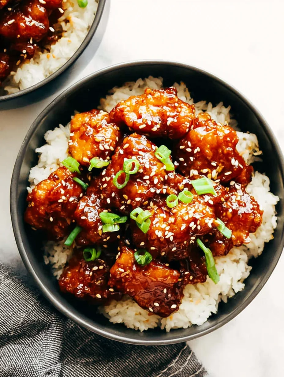 Baked Honey Sesame Chicken