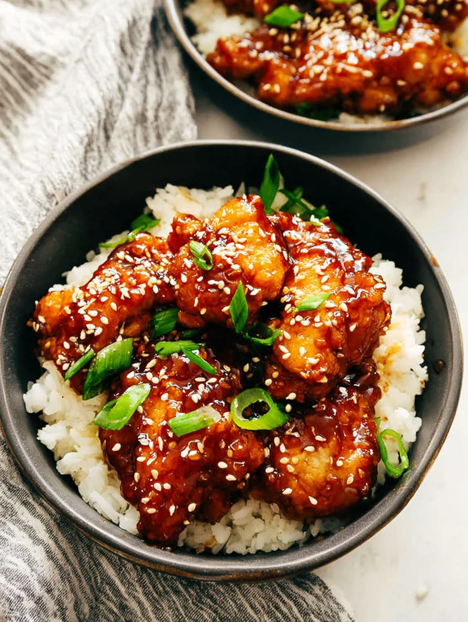 Baked Honey Sesame Chicken