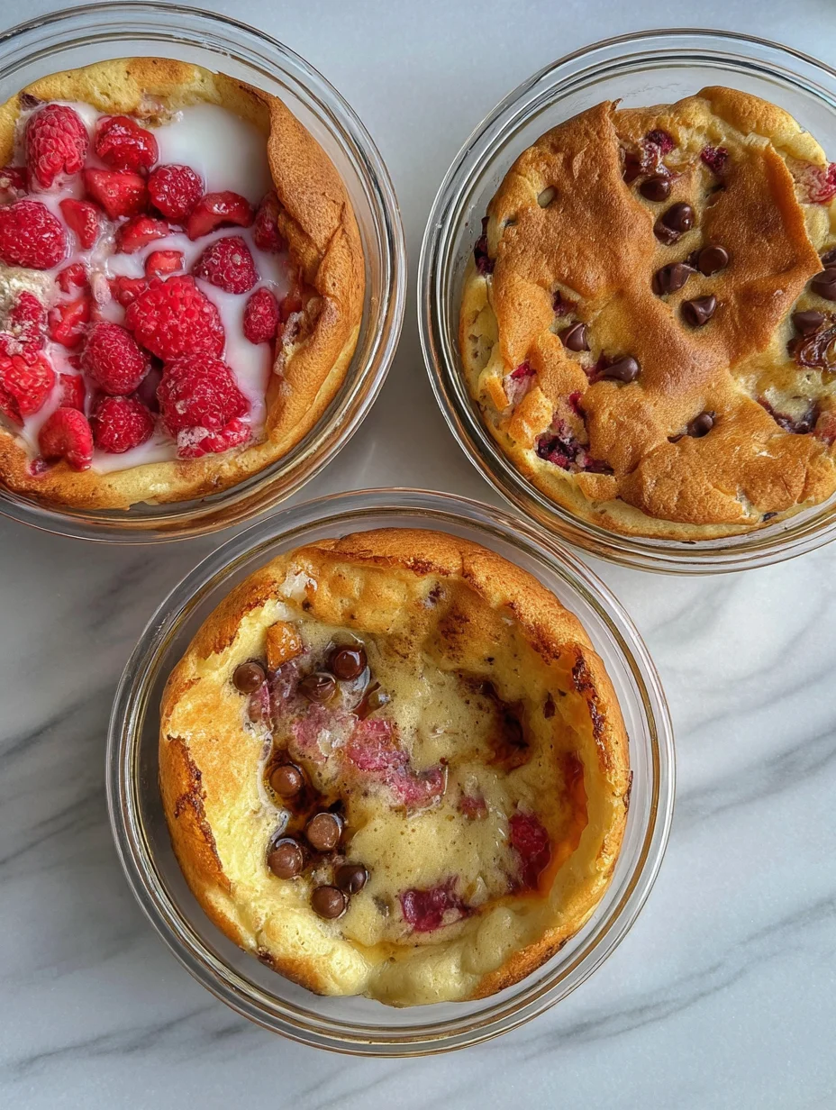 Baked Protein Pancake Bowls