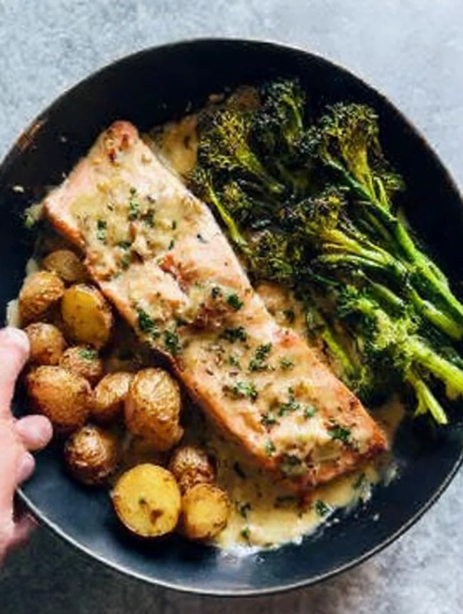 Baked Salmon with Amazing Lemon Sauce