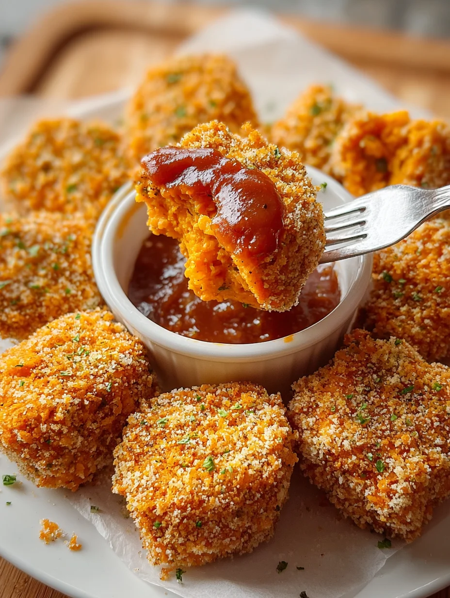 Baked Sweet Potato Ground Turkey Nuggets