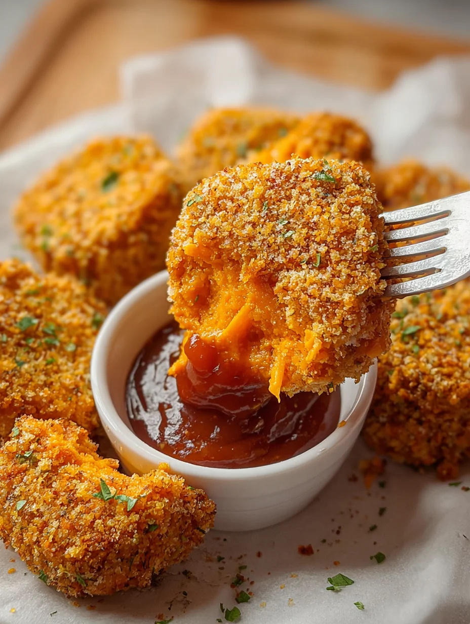 Baked Sweet Potato Ground Turkey Nuggets