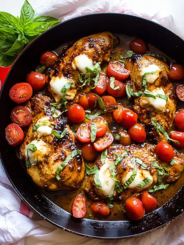 Balsamic Glazed One Pan Chicken