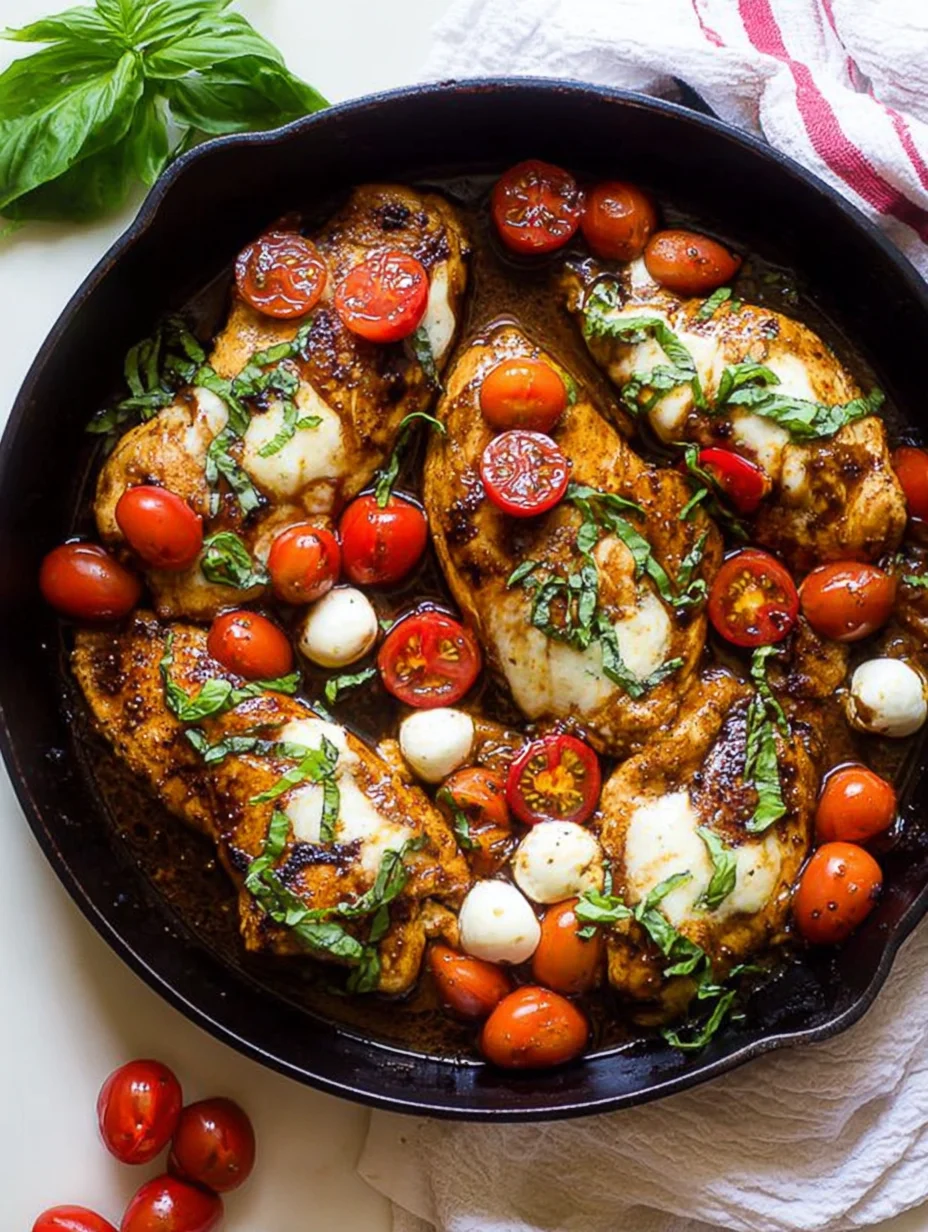 Balsamic Glazed One Pan Chicken