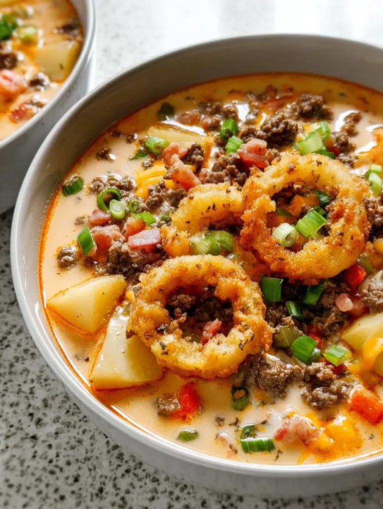 Cheeseburger Soup