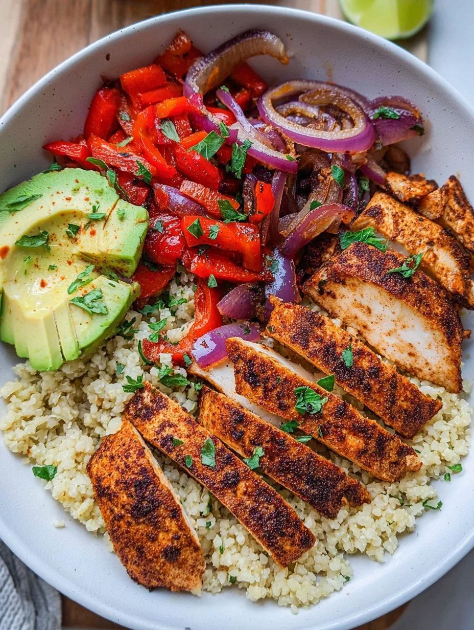 Chicken and Cauliflower Rice Bowls