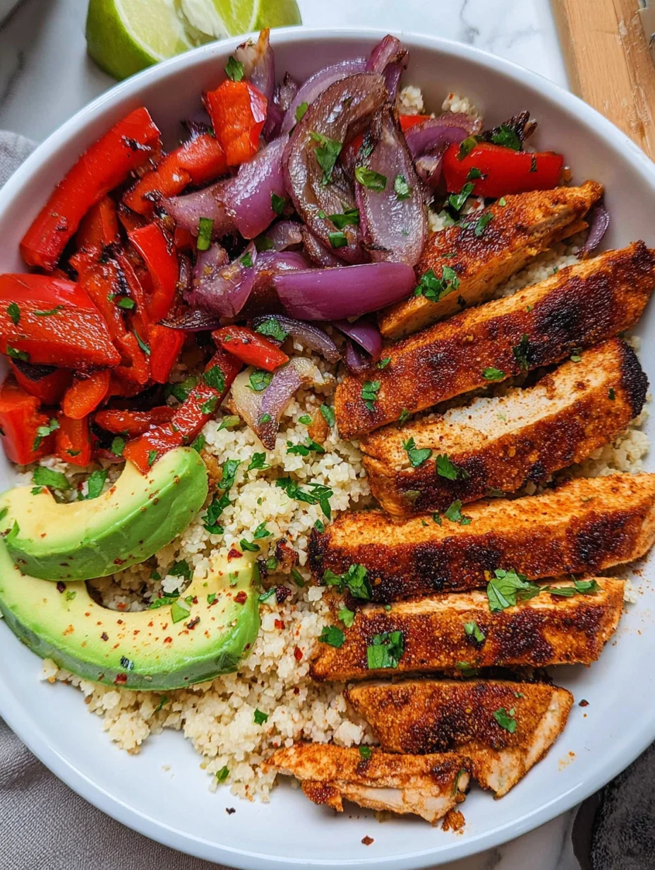 Chicken and Cauliflower Rice Bowls