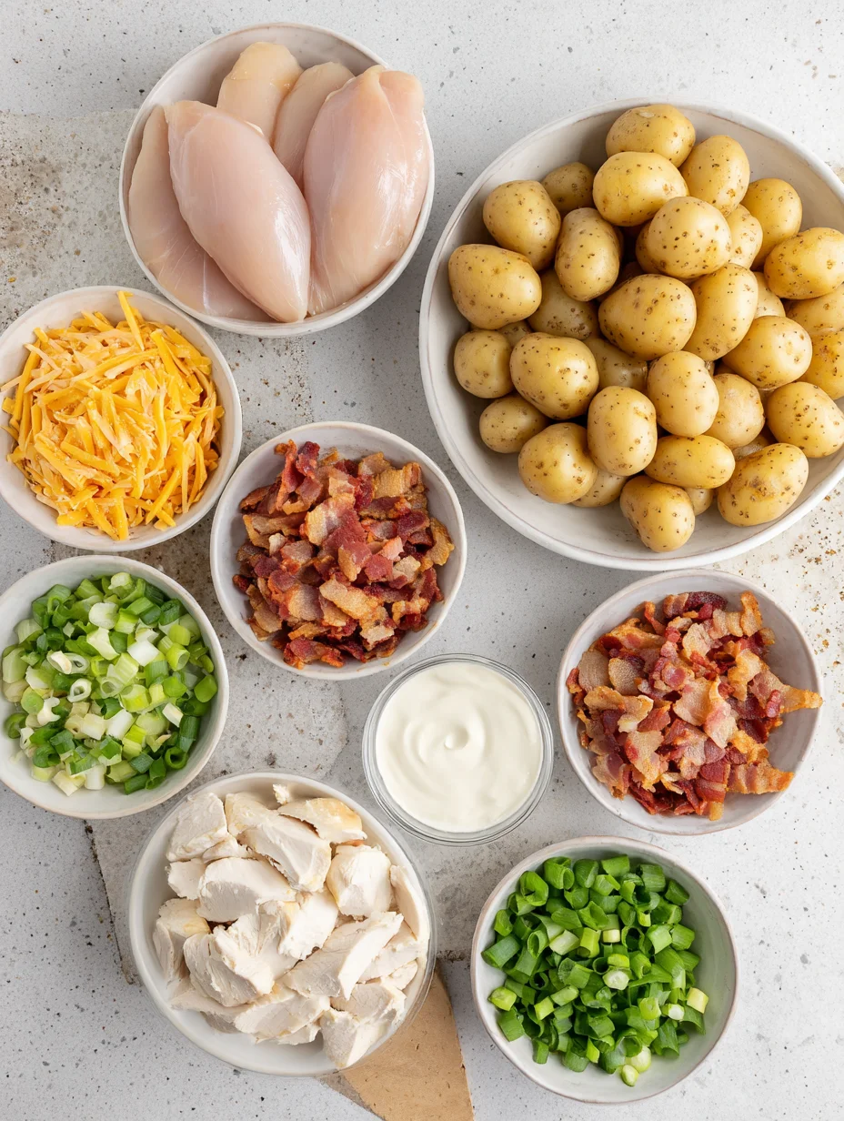 Chicken Bacon Ranch Casserole With Potatoes