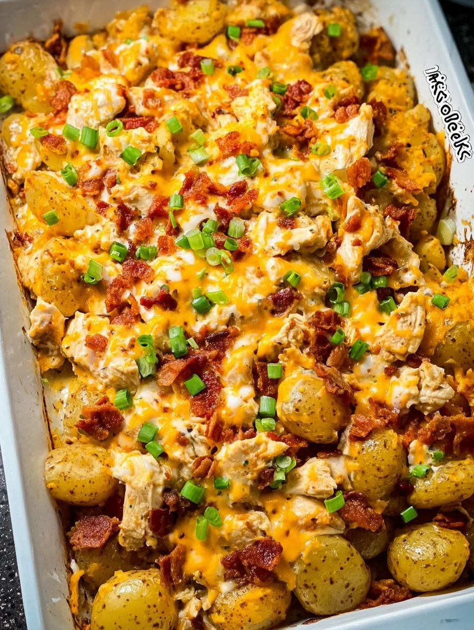 Chicken Bacon Ranch Casserole With Potatoes