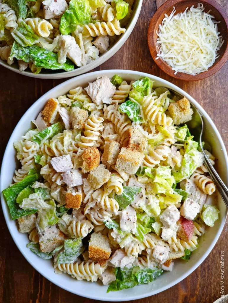 Chicken Caesar Pasta Salad