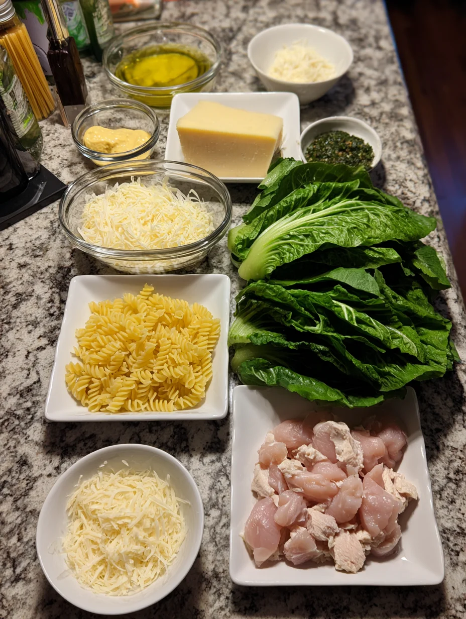 Chicken Caesar Pasta Salad