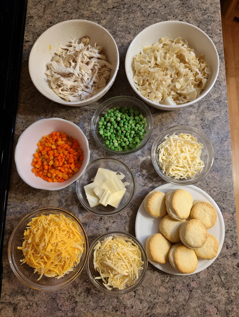 Chicken Pot Pie with Biscuits