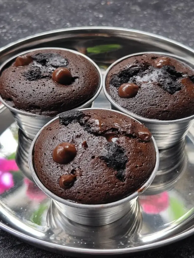 Chocolate Cup Cake in Katori