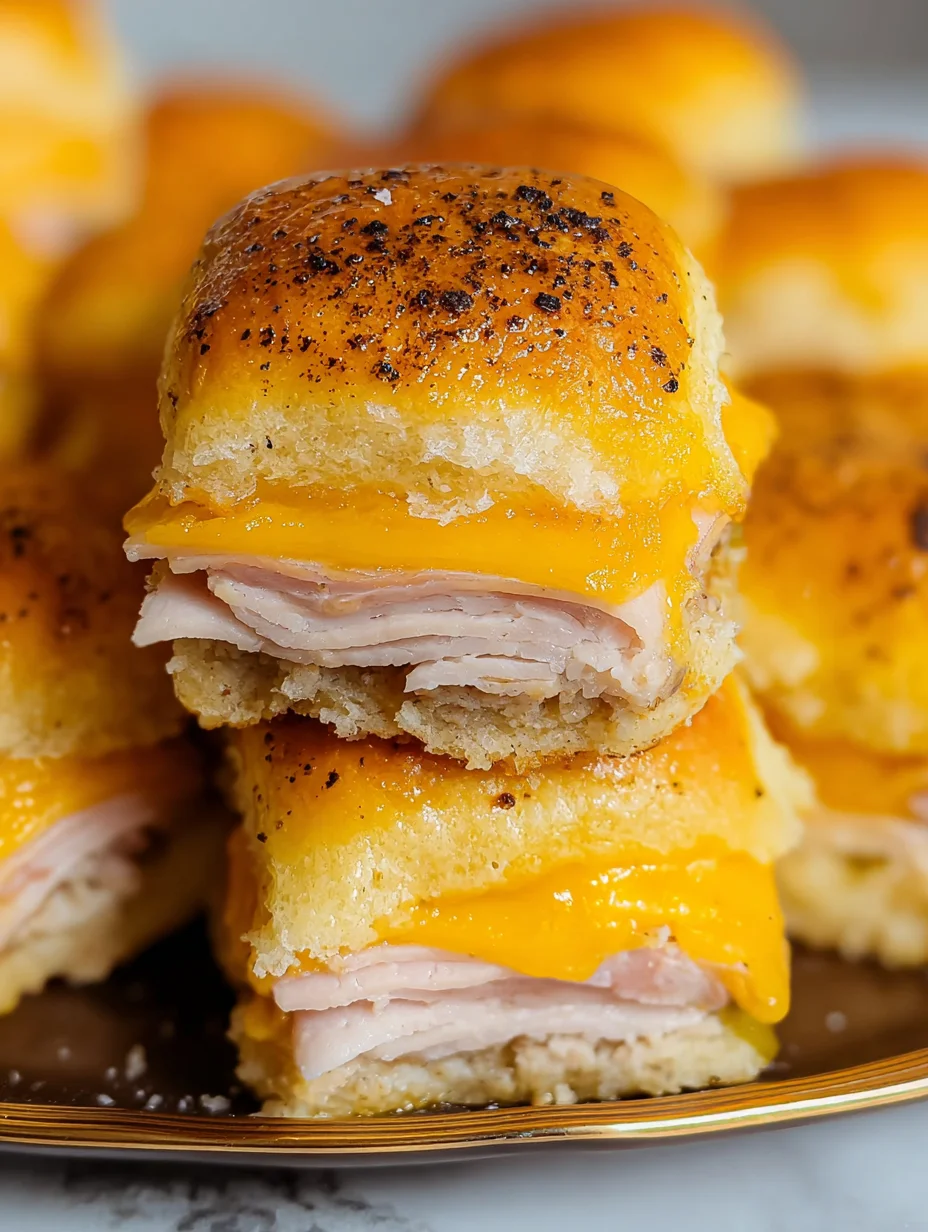Classic Ground Turkey and Cheese Sliders