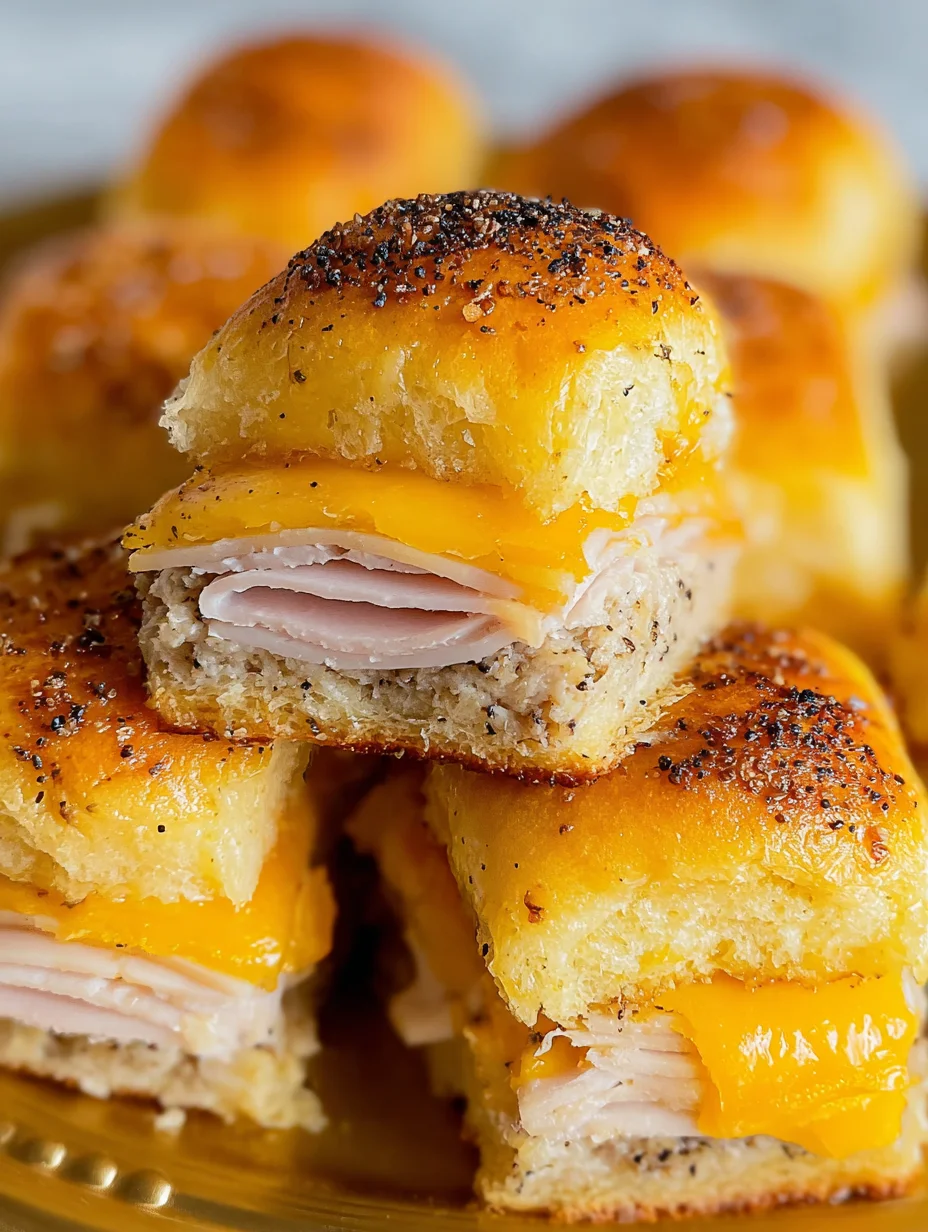 Classic Ground Turkey and Cheese Sliders