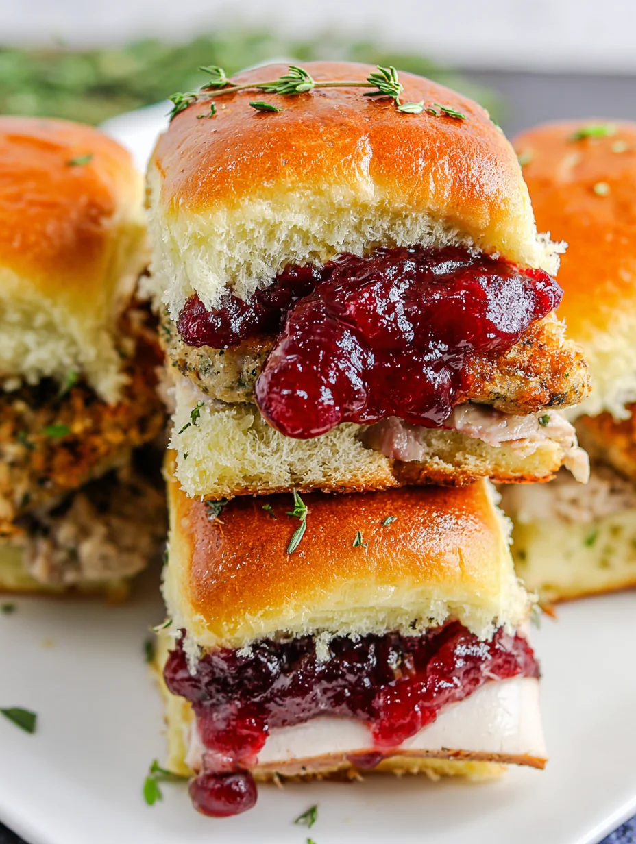 Classic Ground Turkey Cranberry Sliders