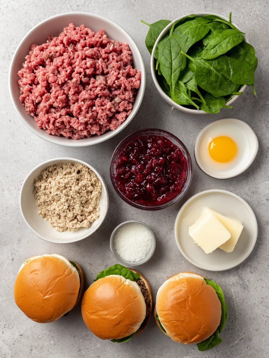 Classic Ground Turkey Cranberry Sliders