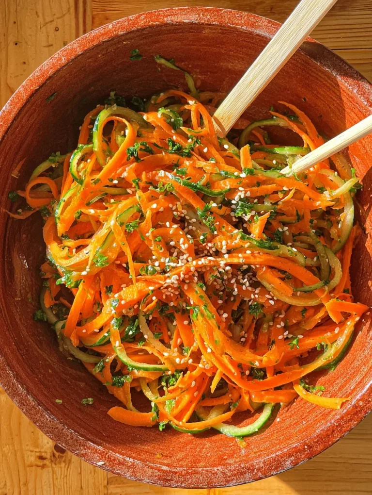 Cucumber Carrot Salad