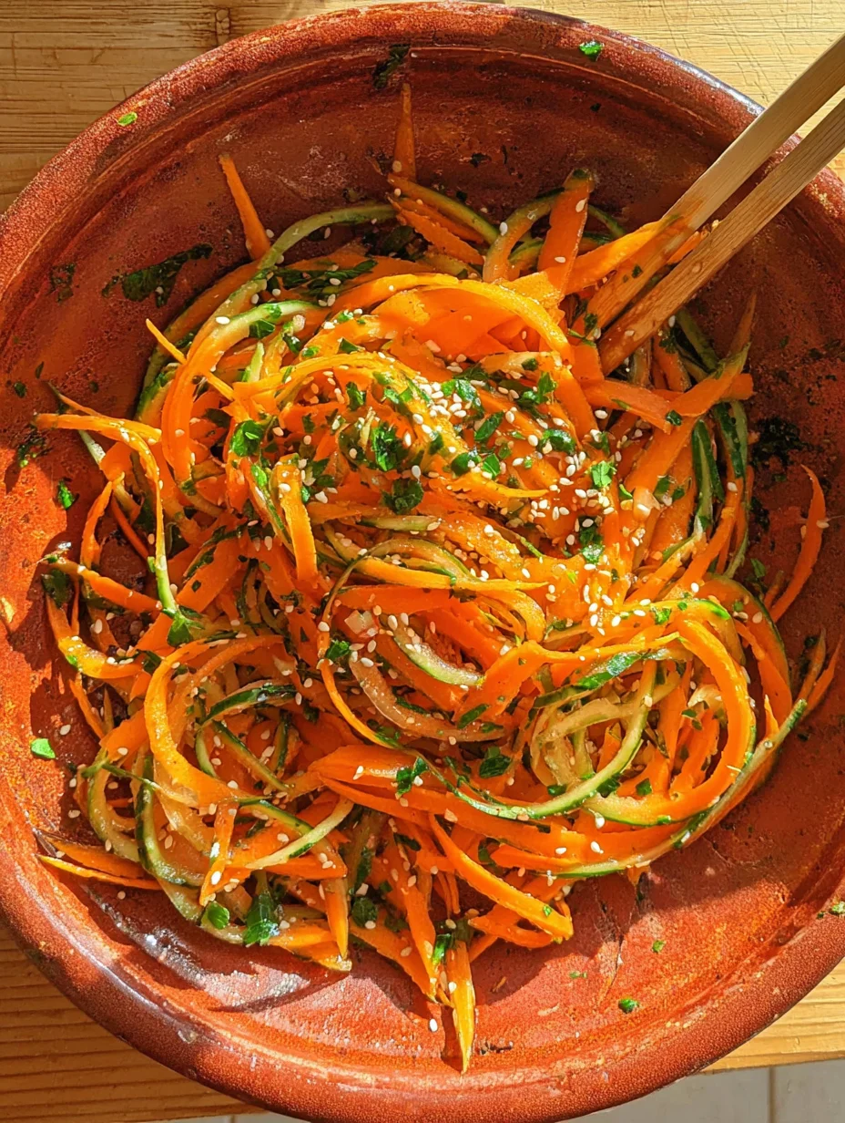Cucumber Carrot Salad