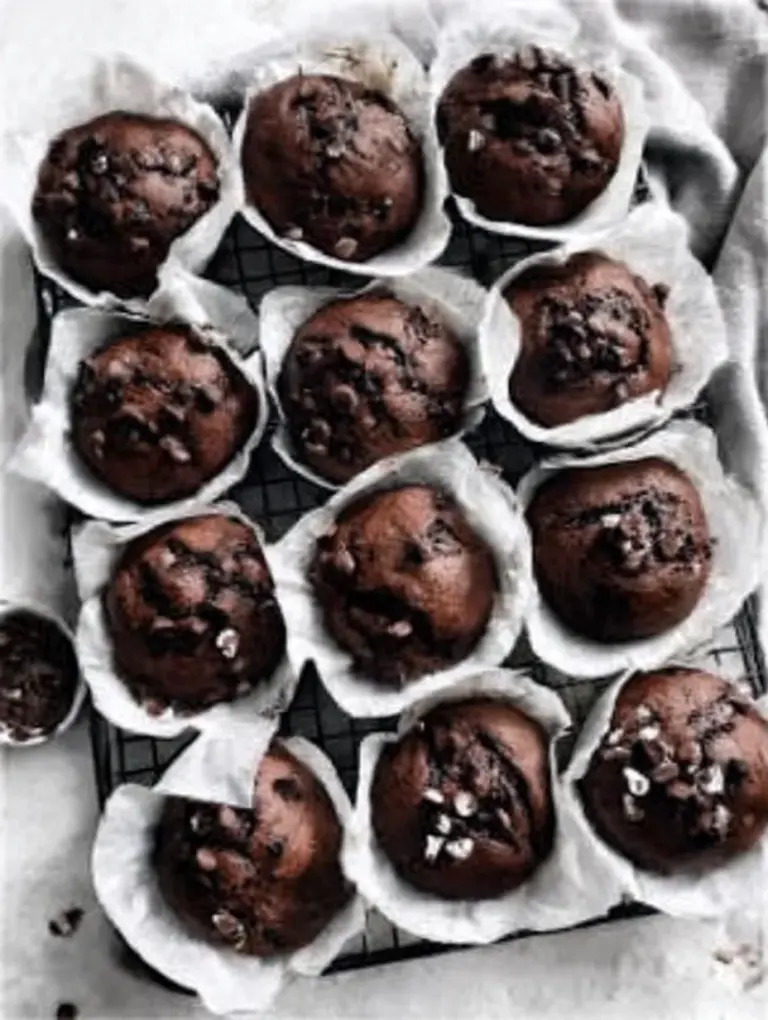Double Chocolate Espresso Muffins