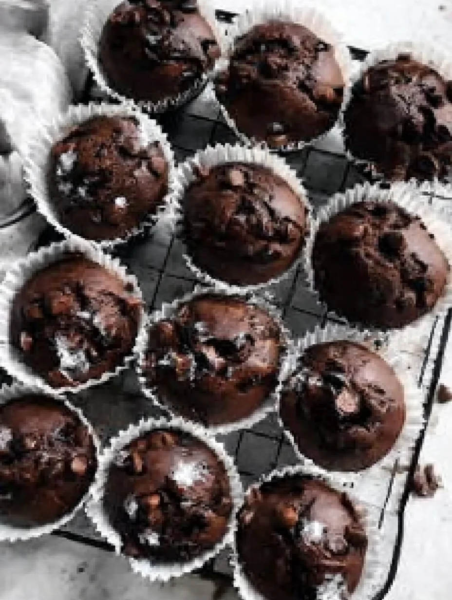 Double Chocolate Espresso Muffins