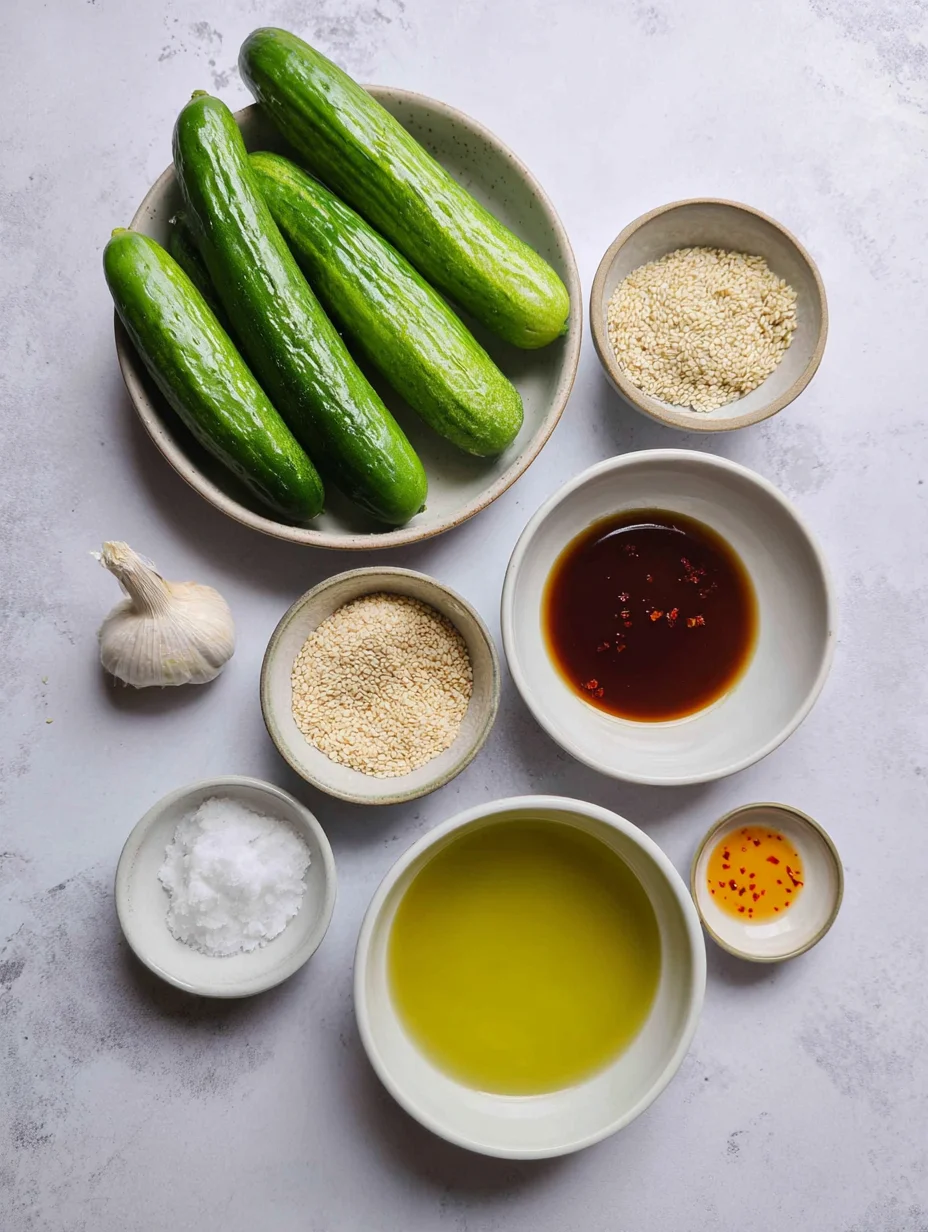 Easy Asian Cucumber Salad
