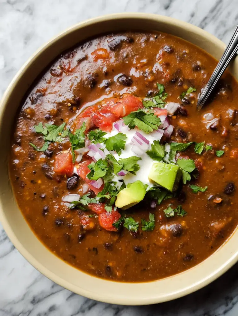 Easy Black Bean Soup