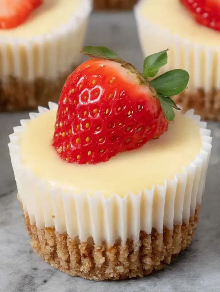 Easy Mini Cheesecakes