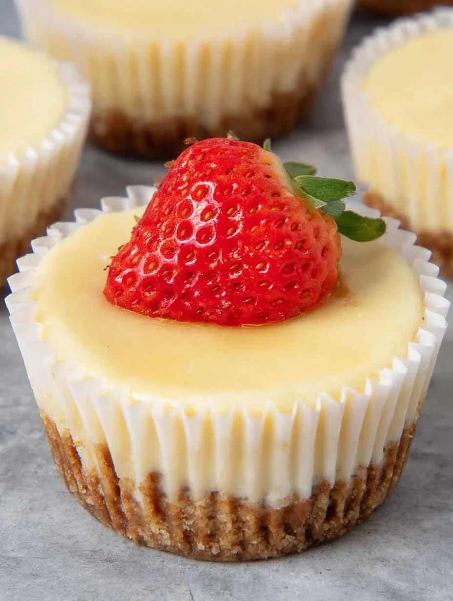 Easy Mini Cheesecakes