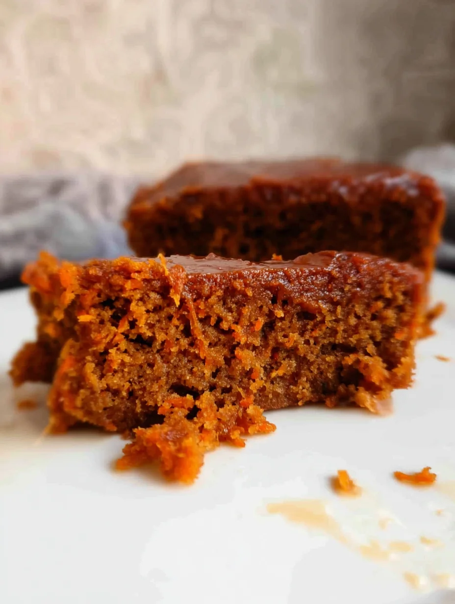 Flourless Oatmeal Carrot Cake