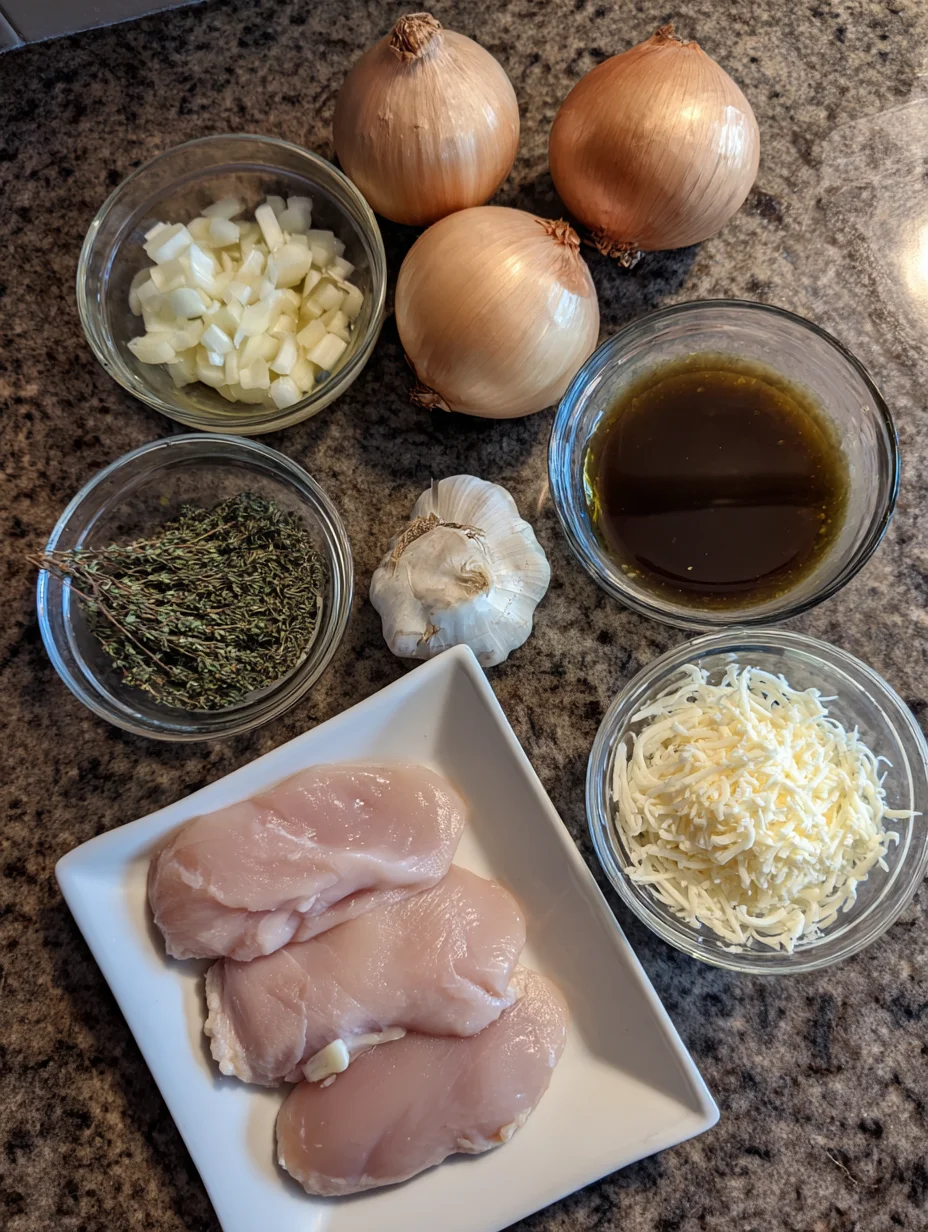 French Onion Chicken Bake