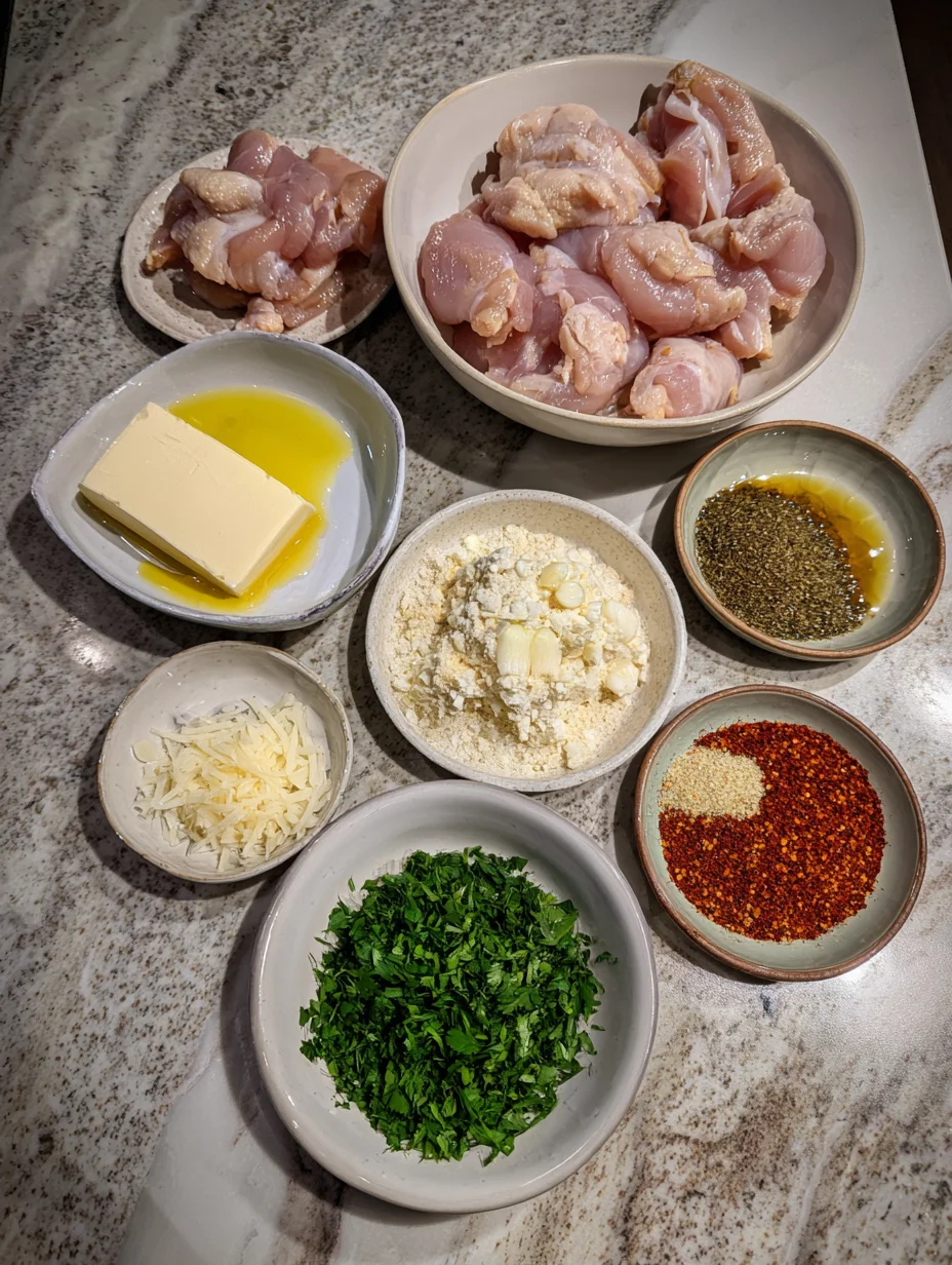 Garlic Parmesan Chicken Skewers