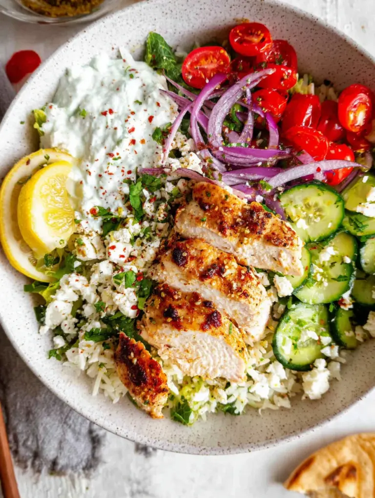 Greek Chicken Bowls