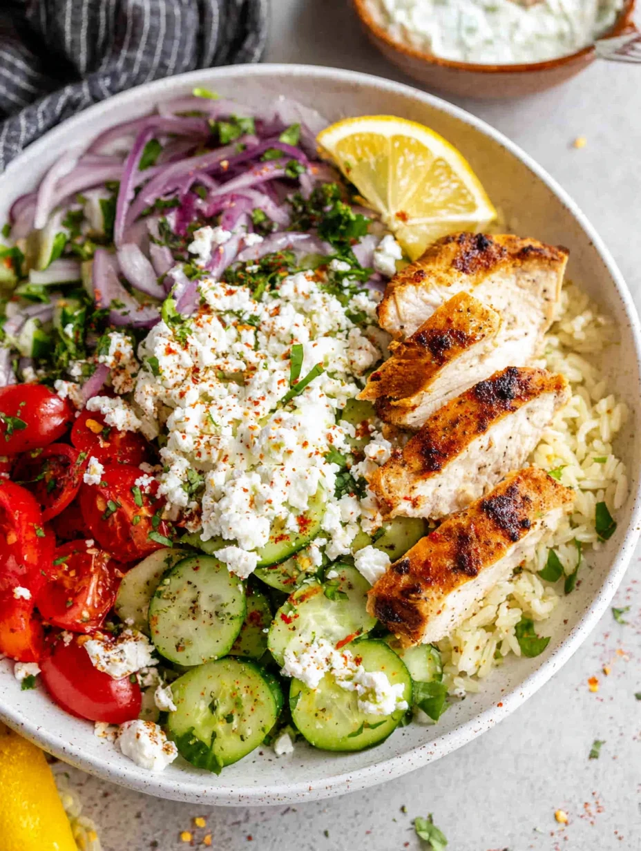 Greek Chicken Bowls