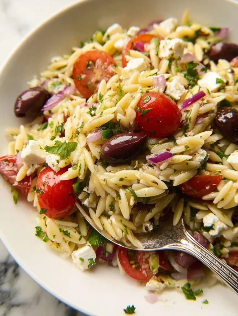 Greek Orzo Pasta Salad