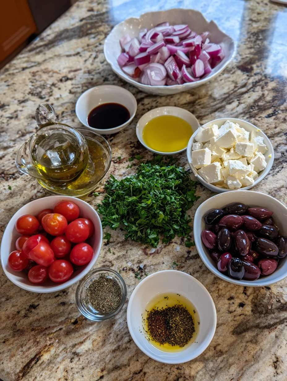 Greek Orzo Pasta Salad