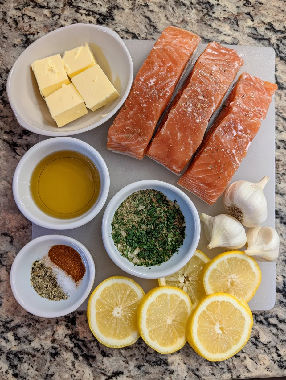 Honey Garlic Butter Baked Salmon