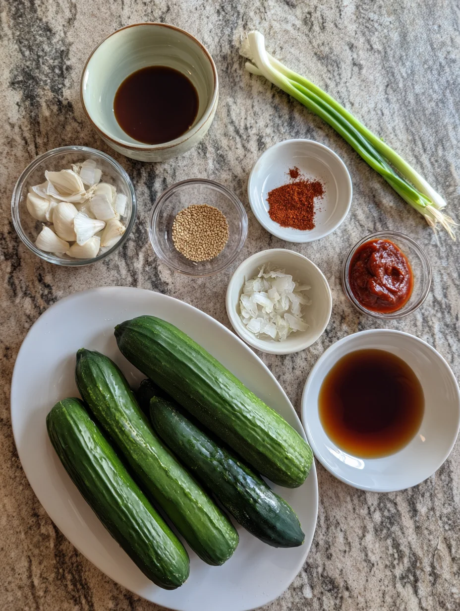 Korean Cucumber Salad