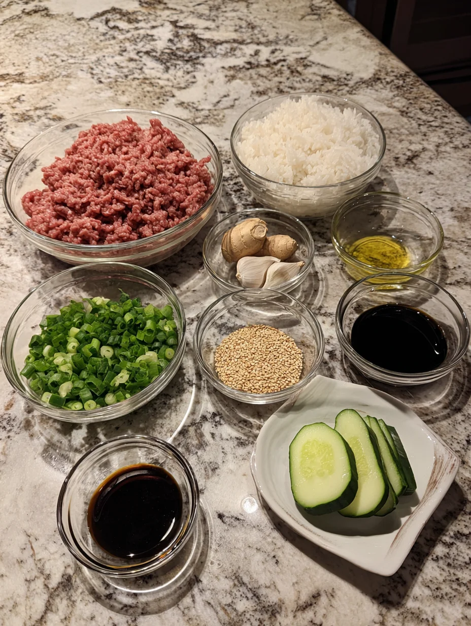 Korean Ground Beef Bowl