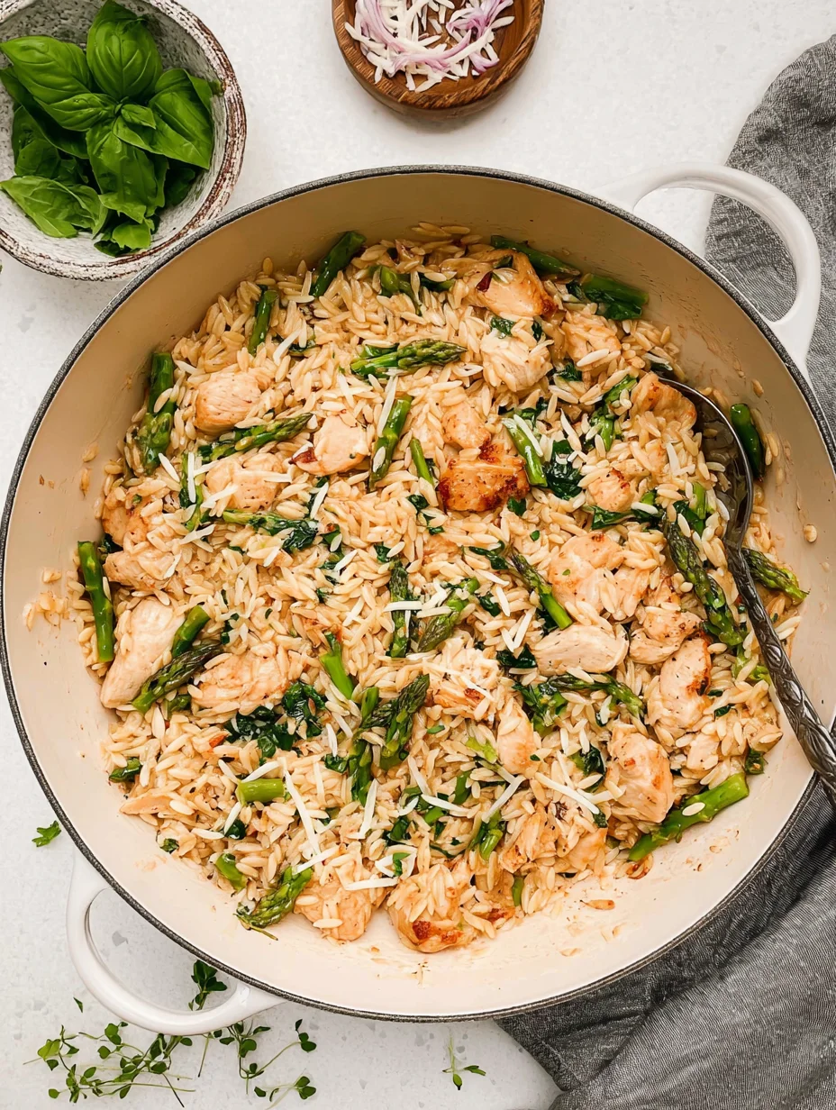 One Pot Chicken Orzo