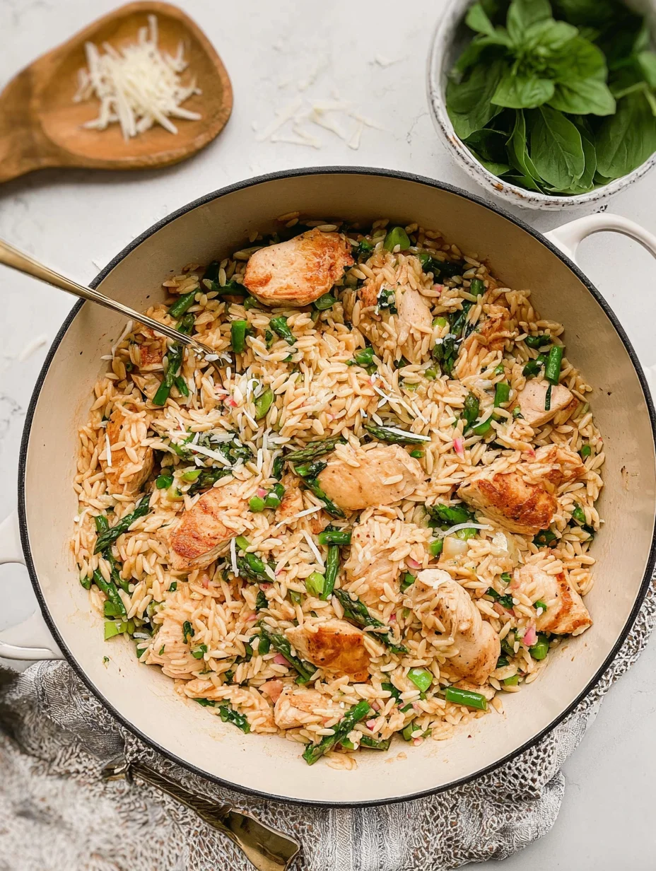 One Pot Chicken Orzo