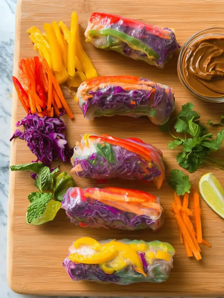 Rainbow Spring Rolls