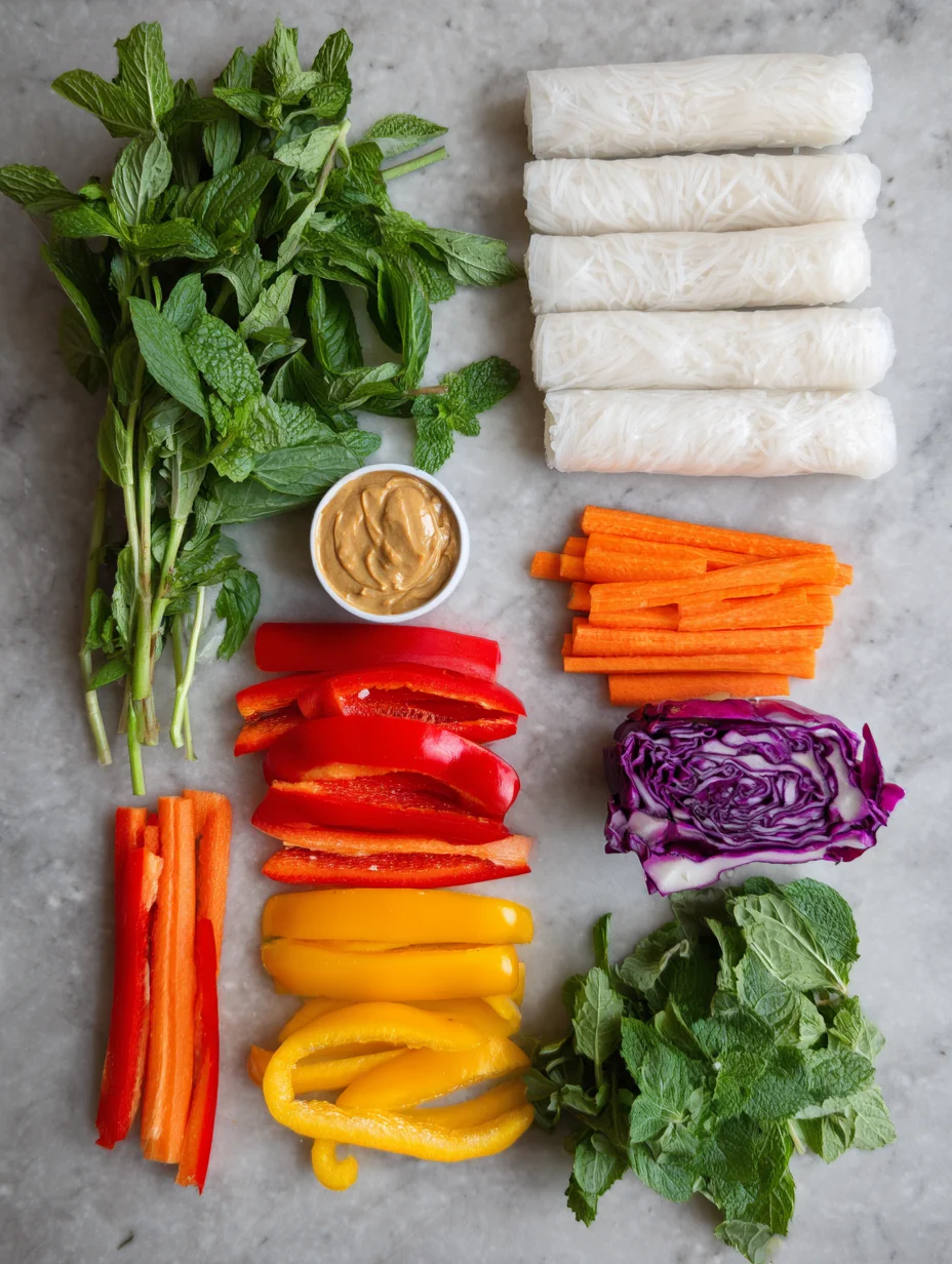 Rainbow Spring Rolls