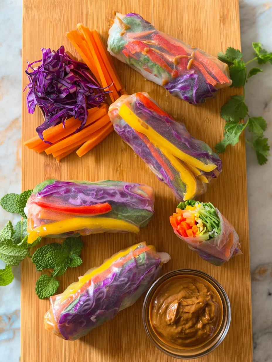 Rainbow Spring Rolls