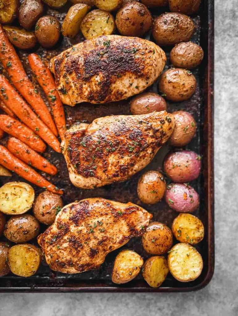Sheet Pan Chicken and Potatoes